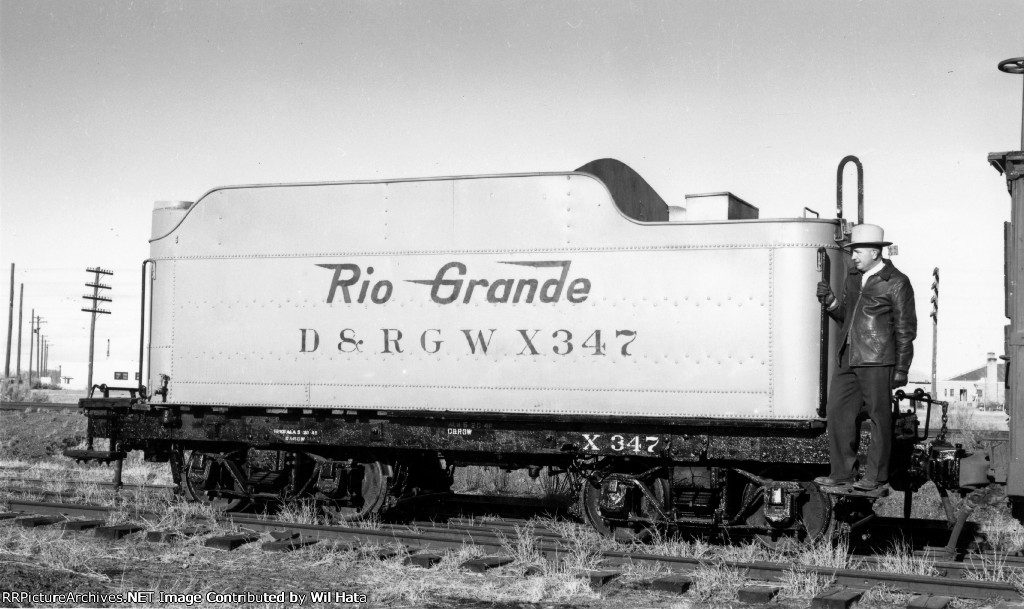 D&RGW Water Car X347